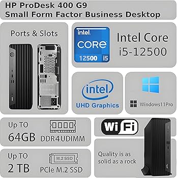 Amazon.com: HP ProDesk 400 G9 SFF Business Desktop Computer